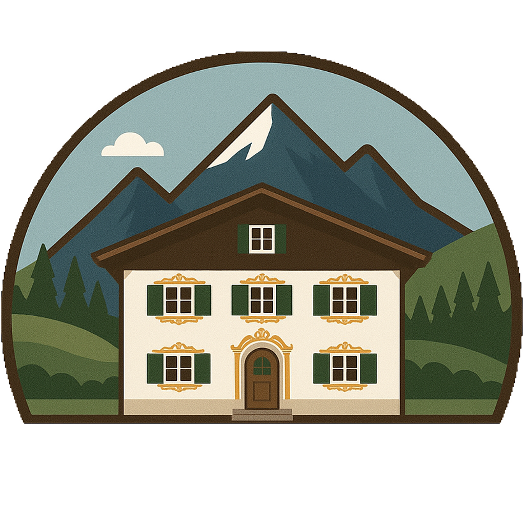 Alte Grenzstation Vorderriss Logo